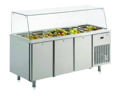 Холодильник дисплей для салатов CRYSTAL CHMG 270 OT ENG Пробоотборники жидкостей